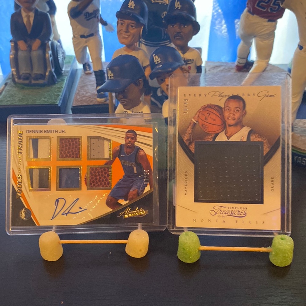 Dennis smith Jr 5 color patch auto /25 and Monta Ellis patch /49 🏀